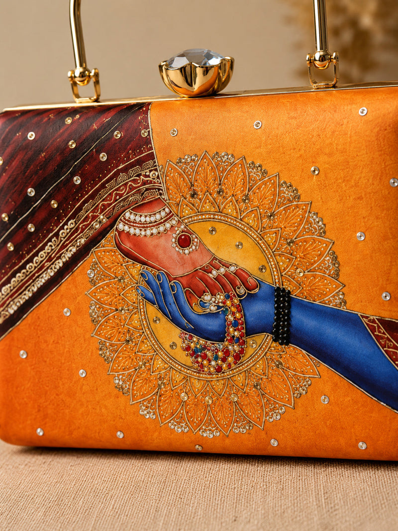 Divine Bond Box Clutch