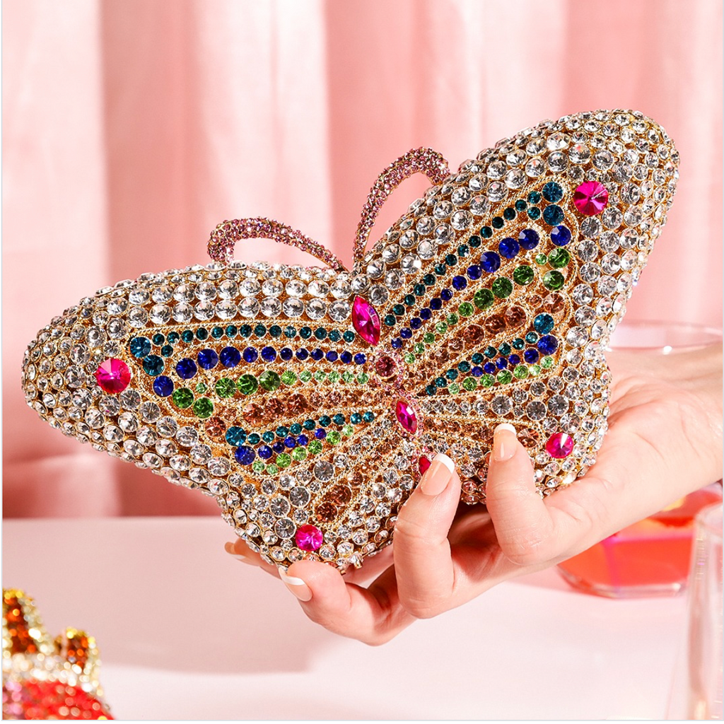 Prism Wing Crystal Clutch
