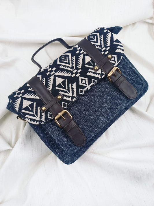 Indigo Echo Satchel