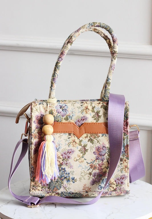 Pastel Garden Mini Tote
