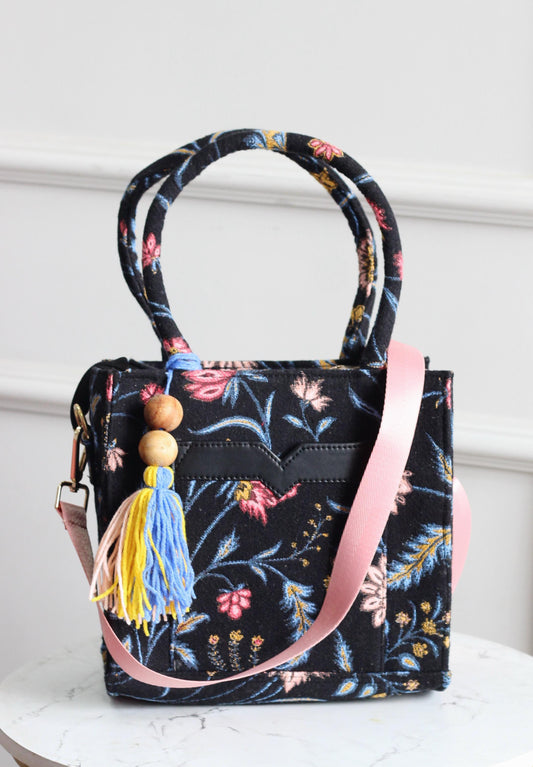 Dusky Flora Mini Tote