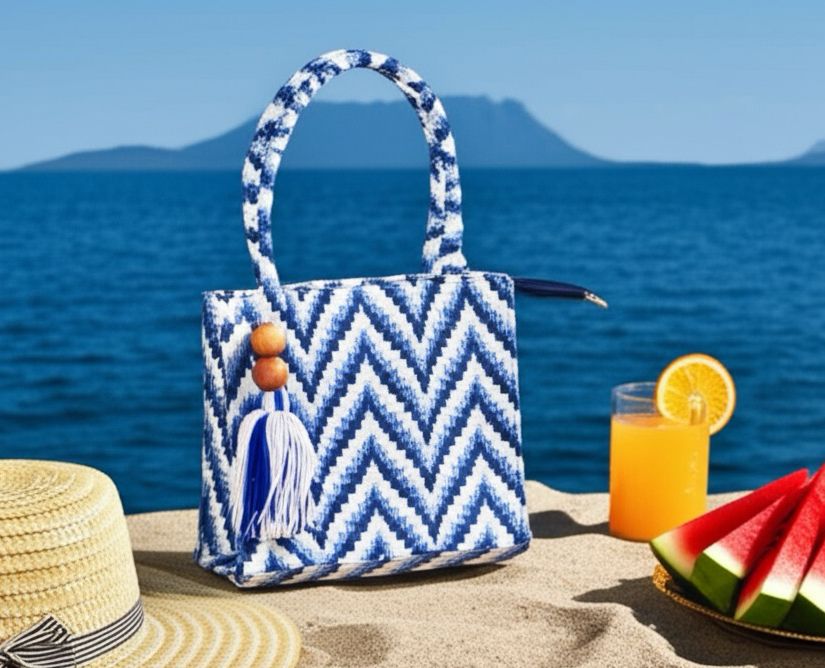 Blueberry Breeze Mini Tote