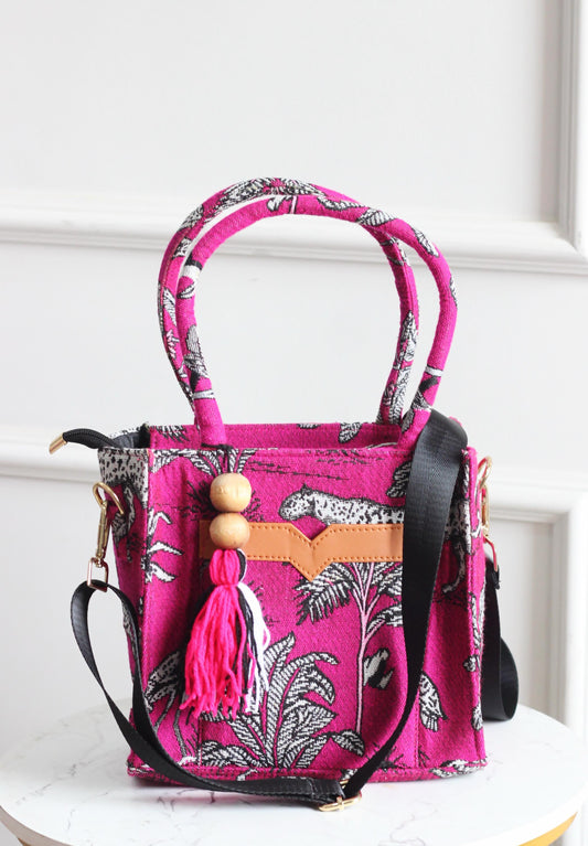 Pink Safari Mini Tote
