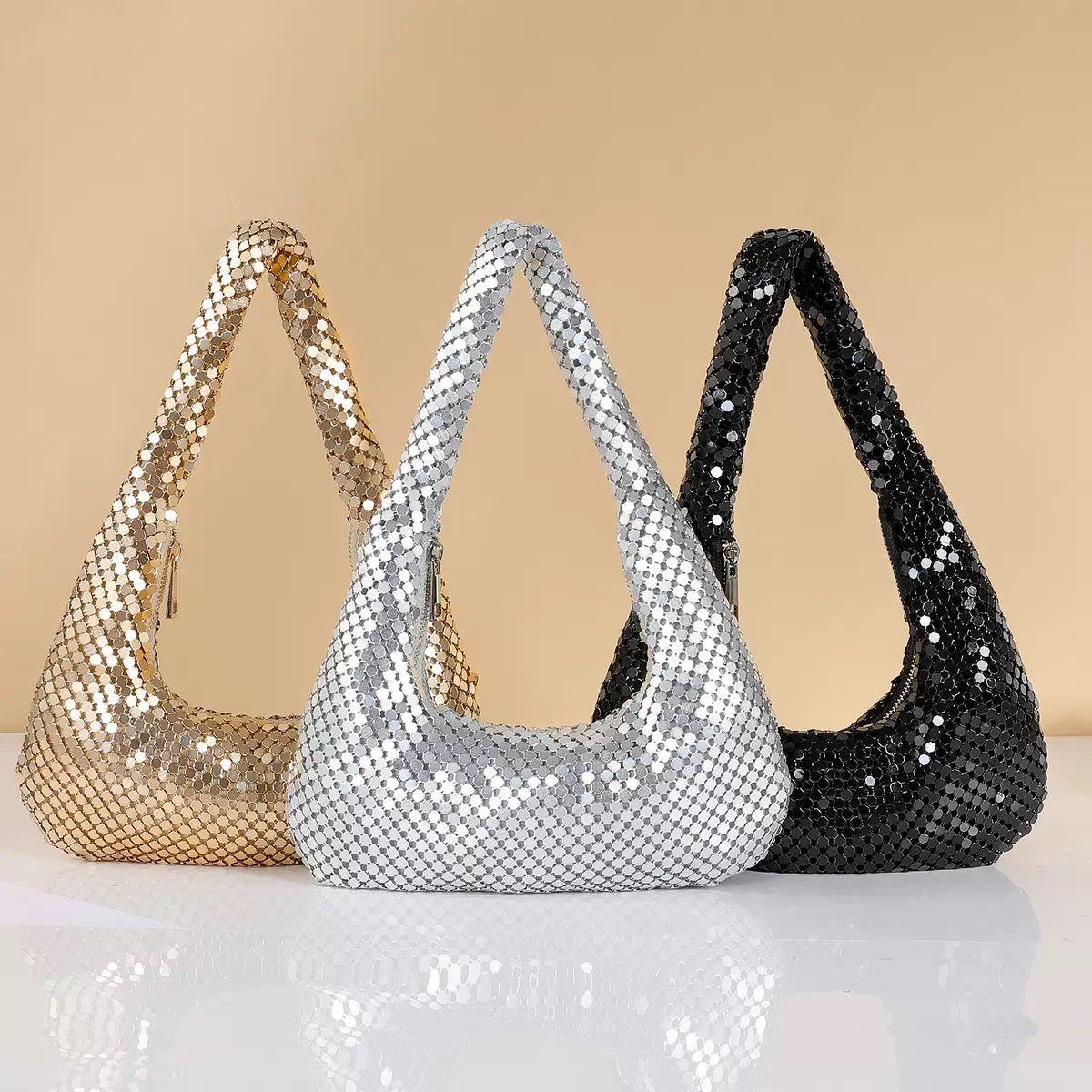 Luna Sequin Shoulder Bag (3 Colors)