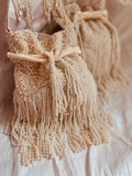 Ivory Pearl Cascade Potli