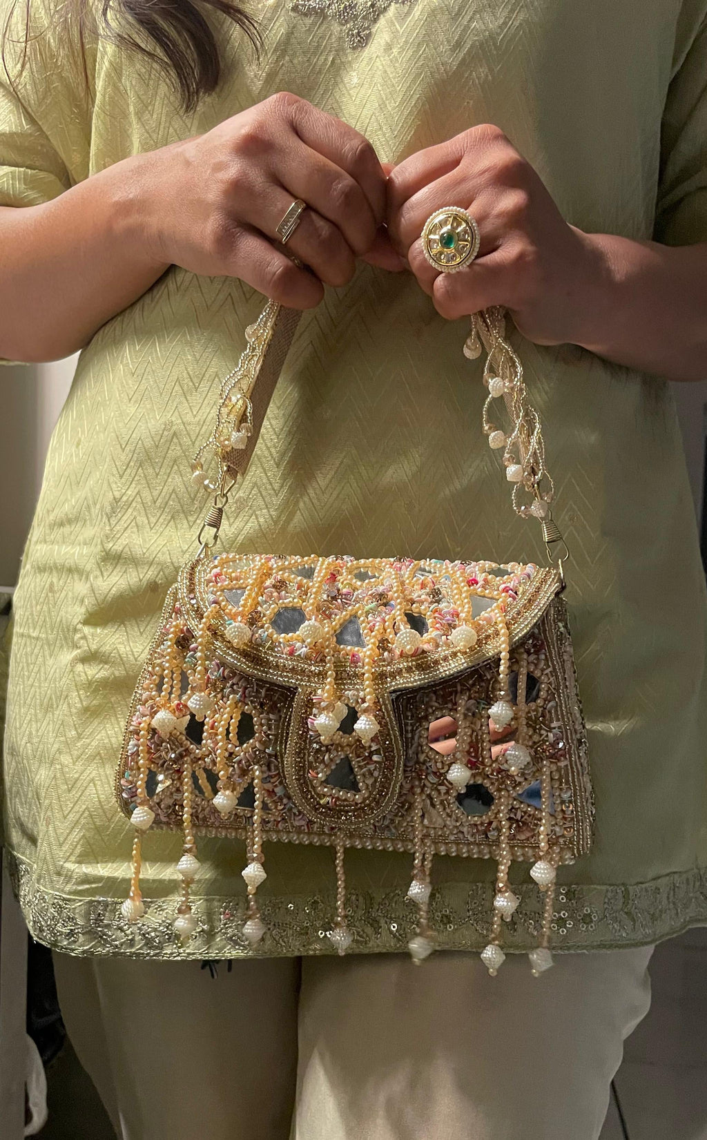 Royal Noor Mirror Clutch