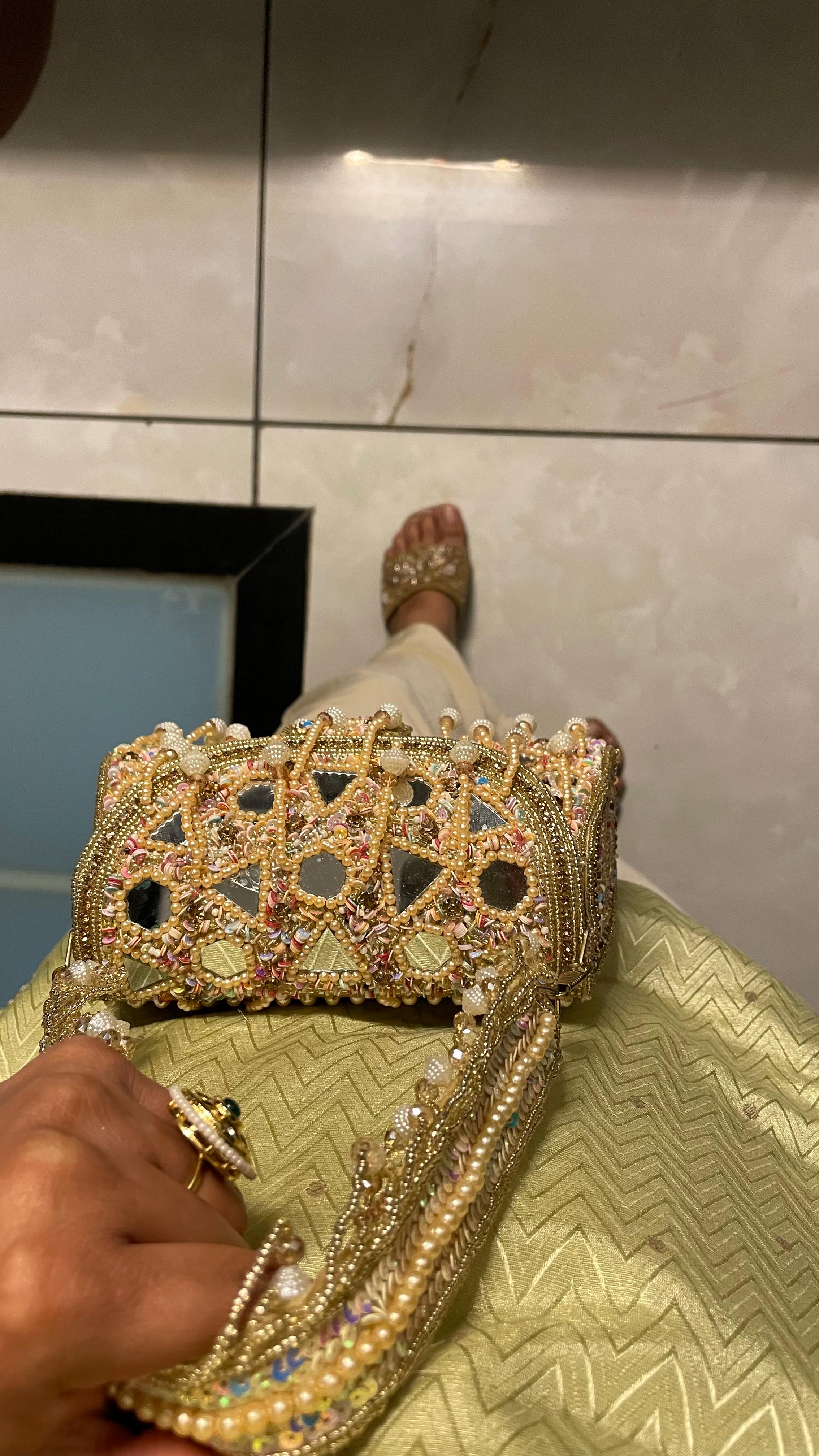 Royal Noor Mirror Clutch