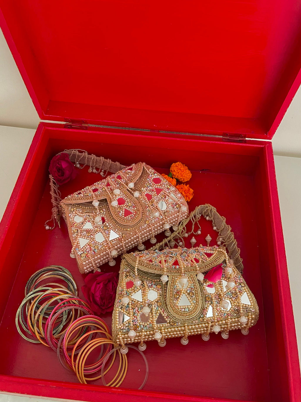 Royal Noor Mirror Clutch