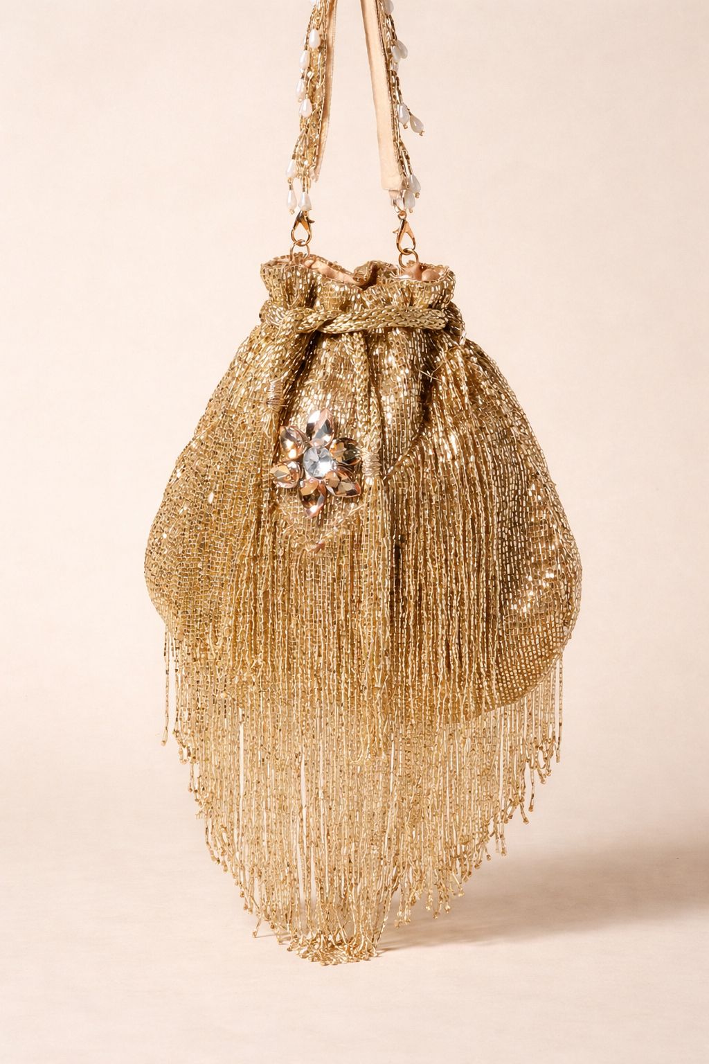 Celeste Fringe Potli Bag