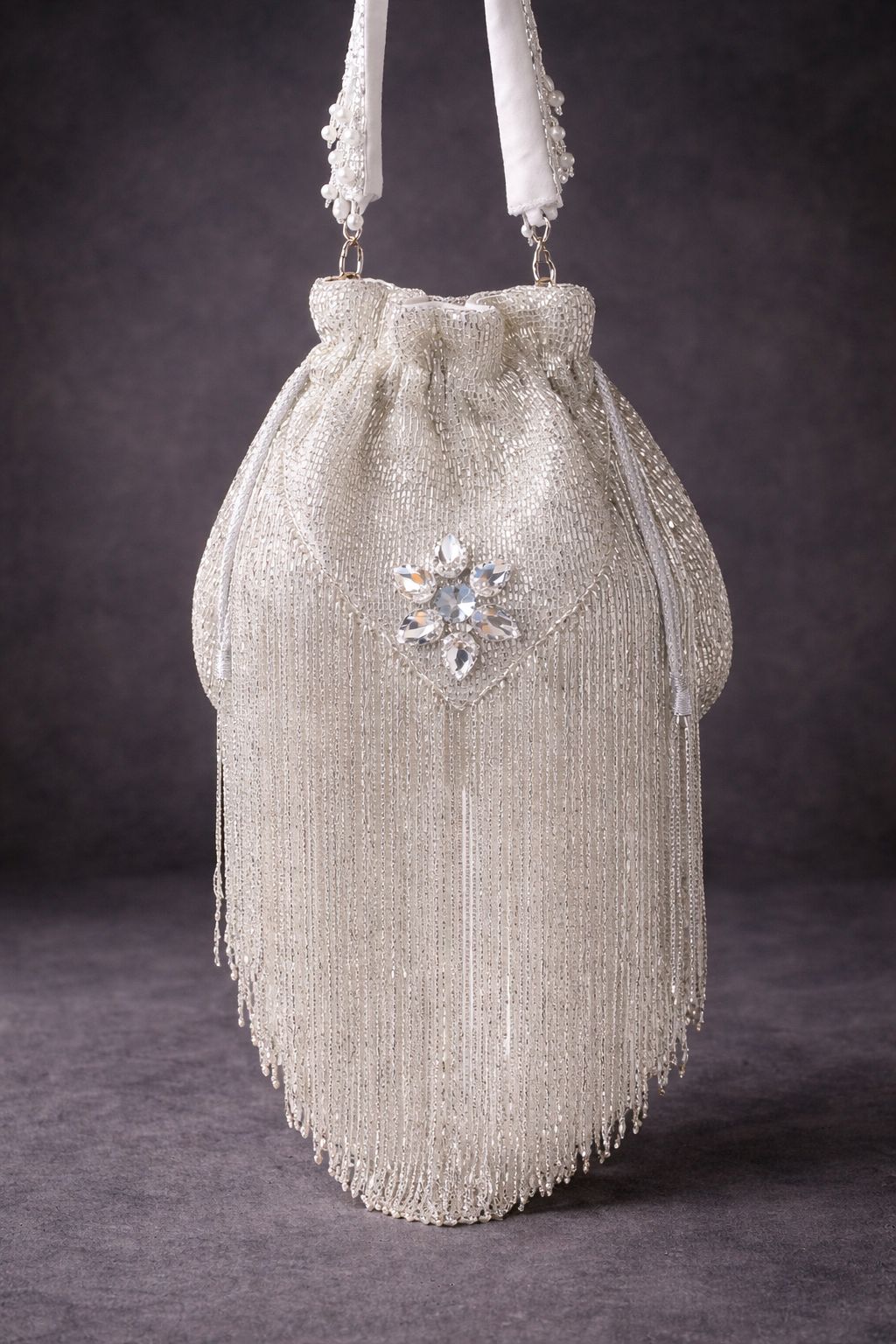 Celeste Fringe Potli Bag