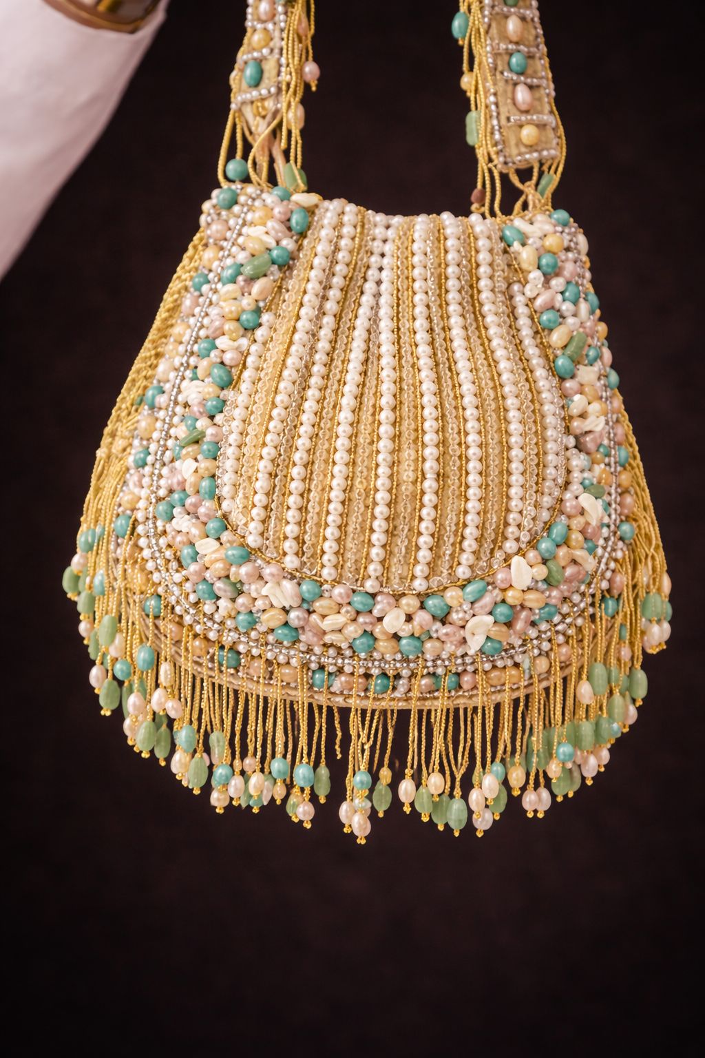 Mint Pearl Royale Potli