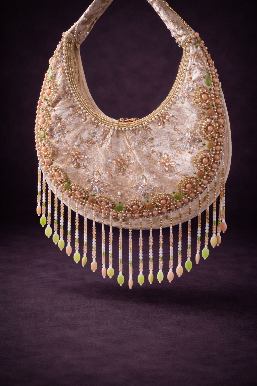 Noor Crescent Pearl Bag