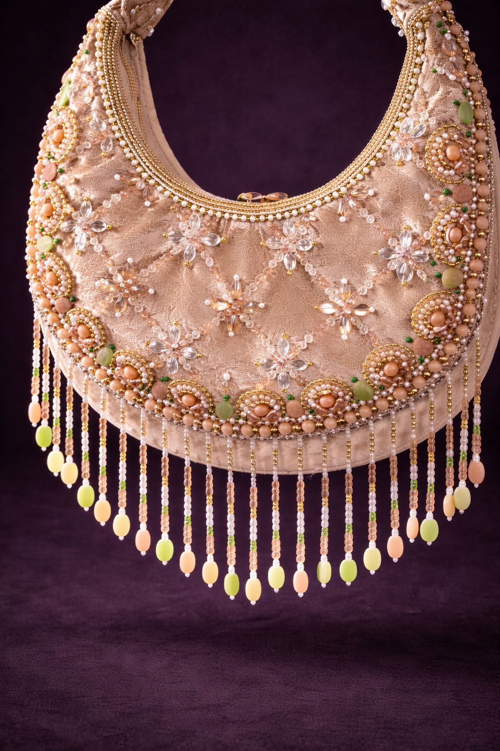 Noor Crescent Pearl Bag