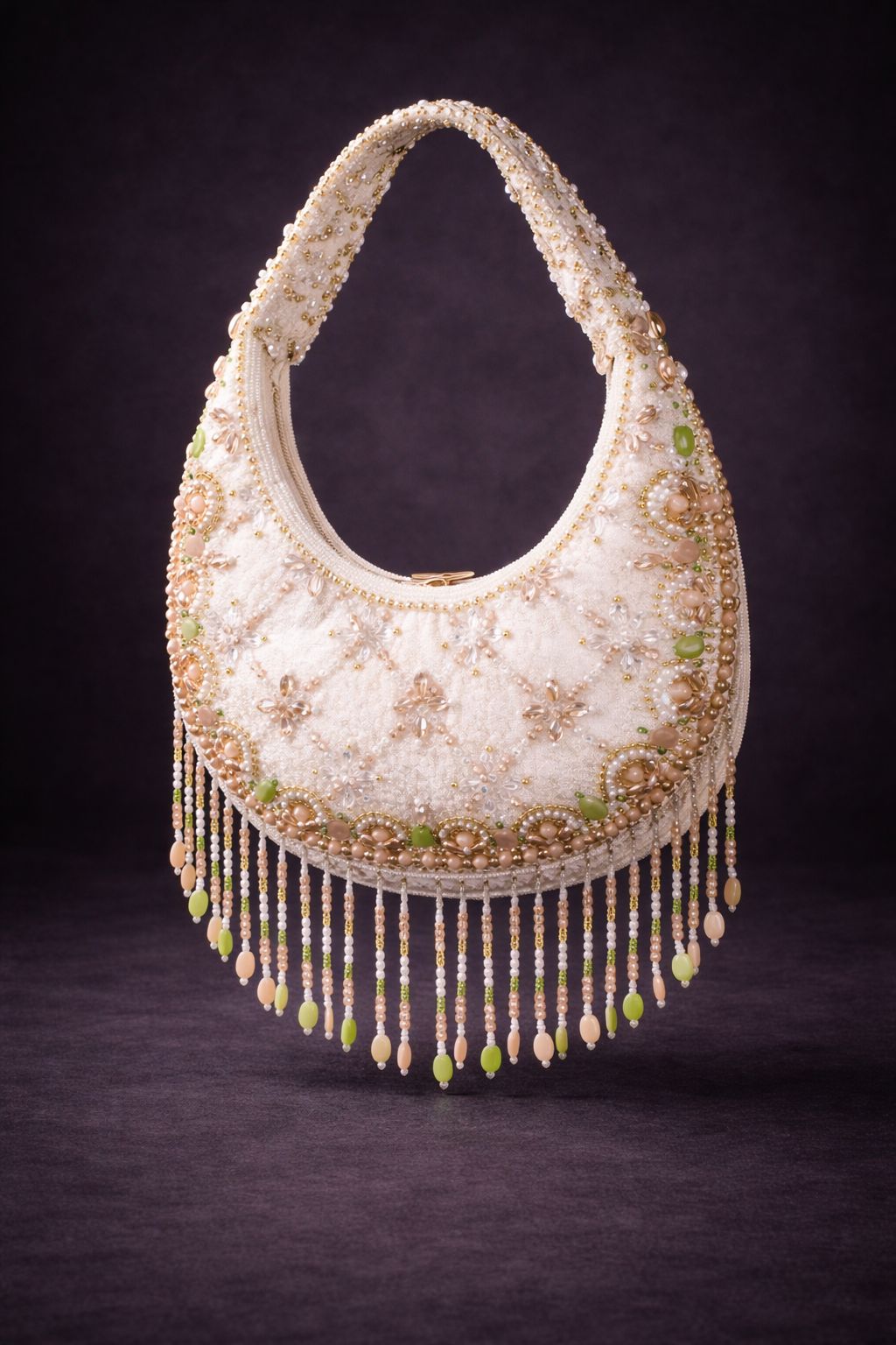 Noor Crescent Pearl Bag