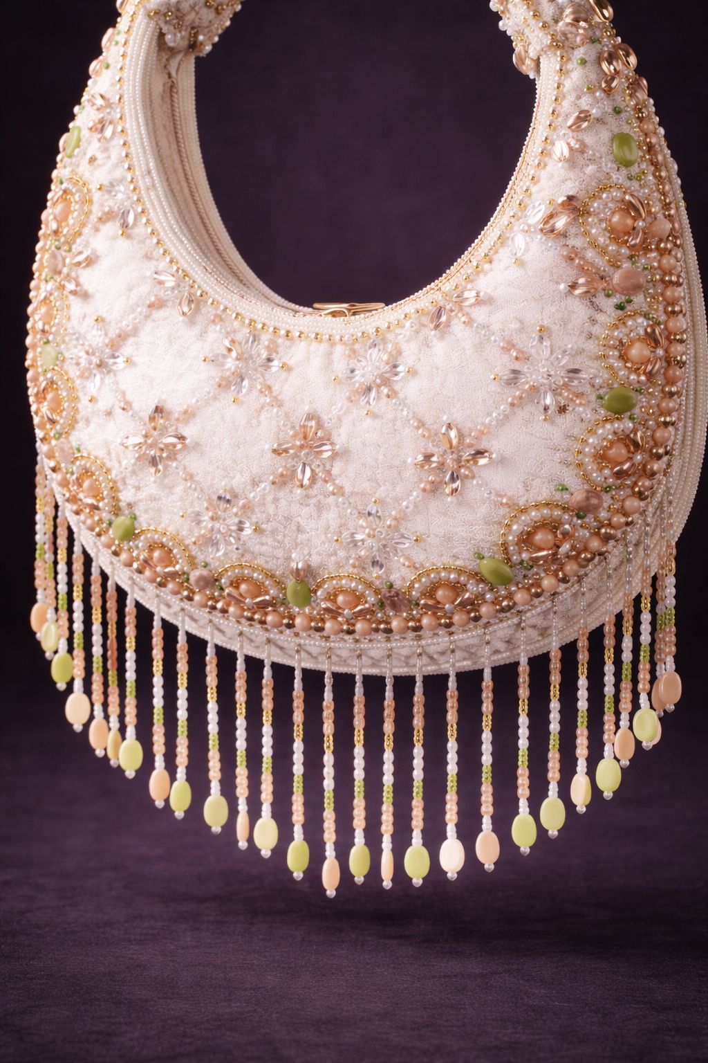 Noor Crescent Pearl Bag