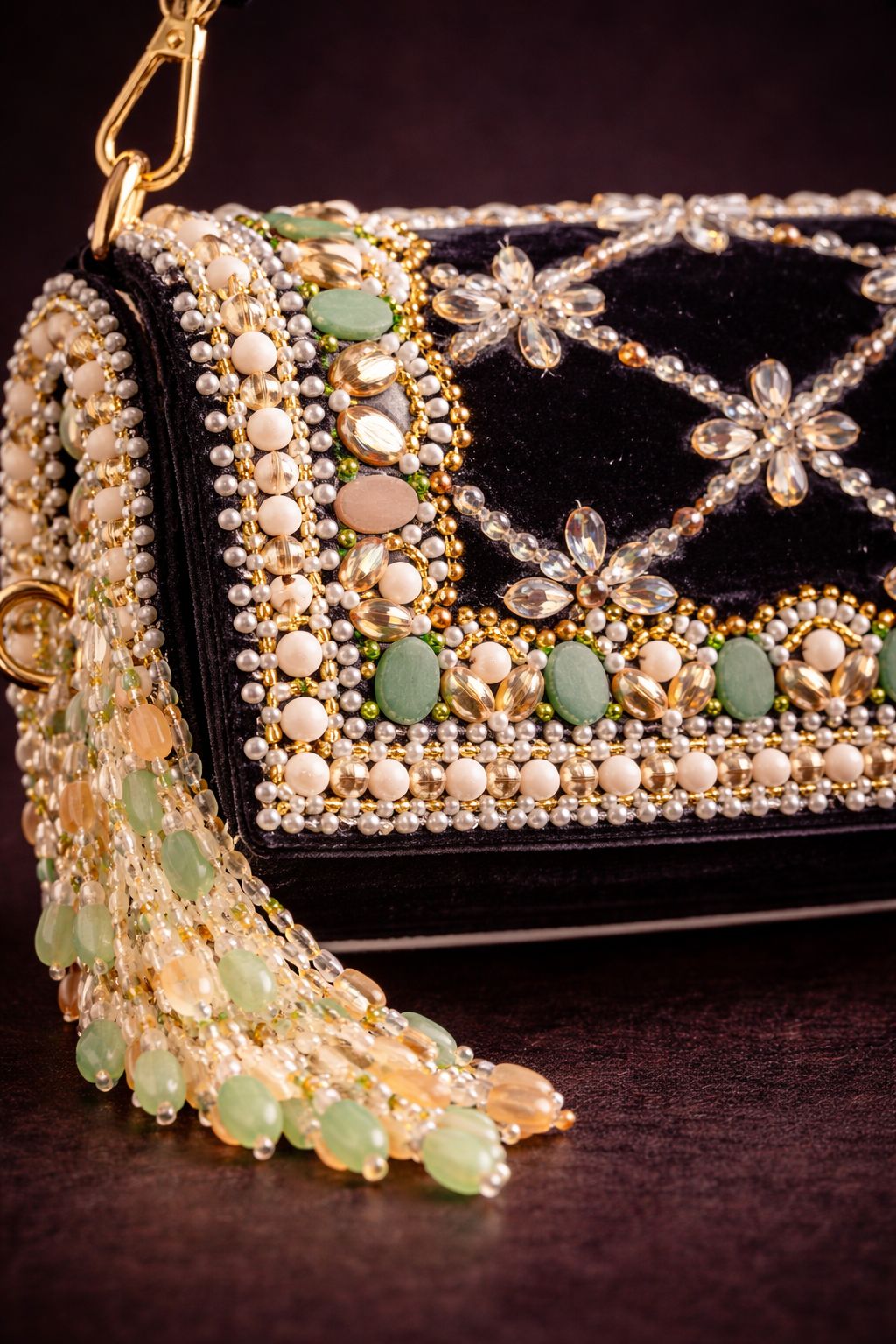 Regal Bloom Cylinder Clutch Collection