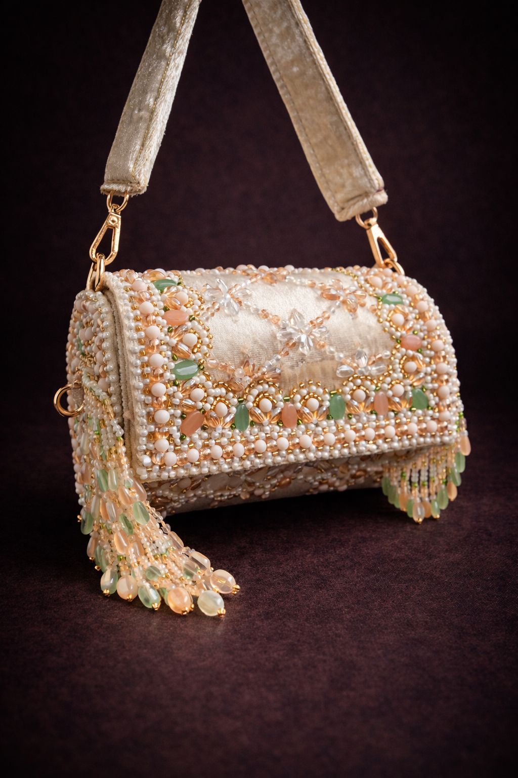 Regal Bloom Cylinder Clutch Collection