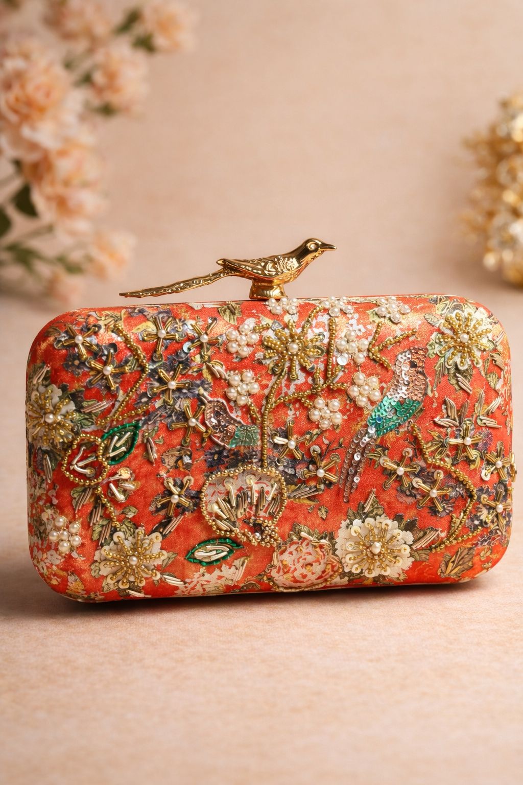 Kesariya Rajsi Clutch