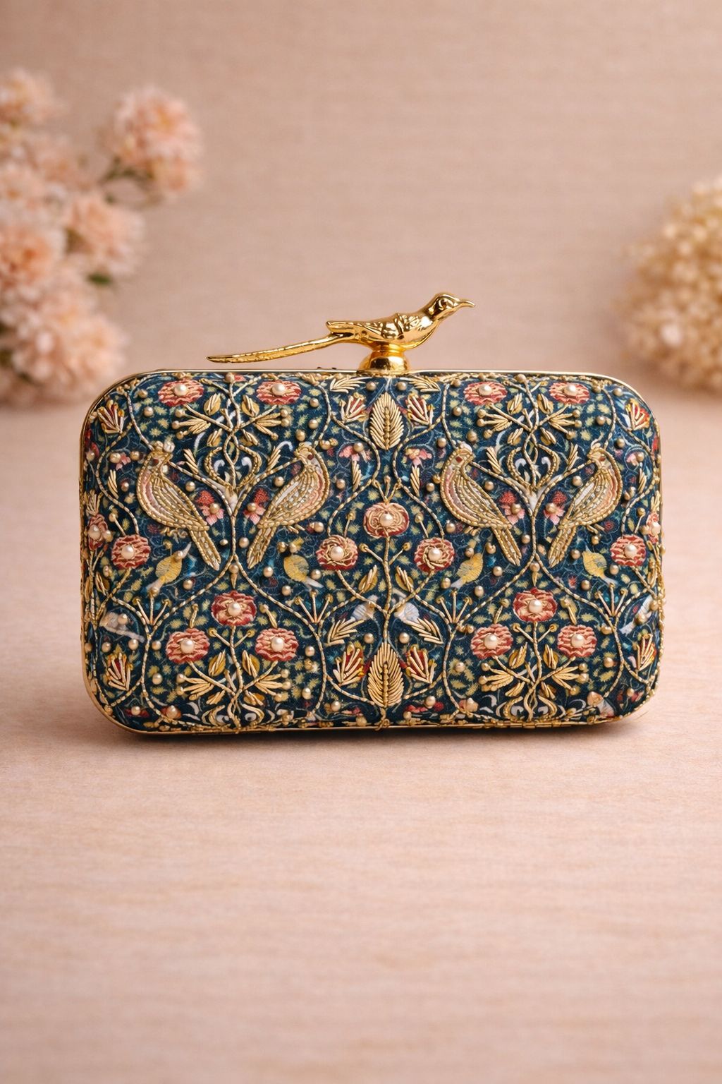 Royal Mayur Bloom Clutch