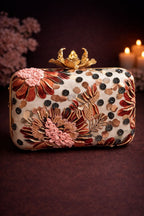 Blush Bloom Lotus Clutch