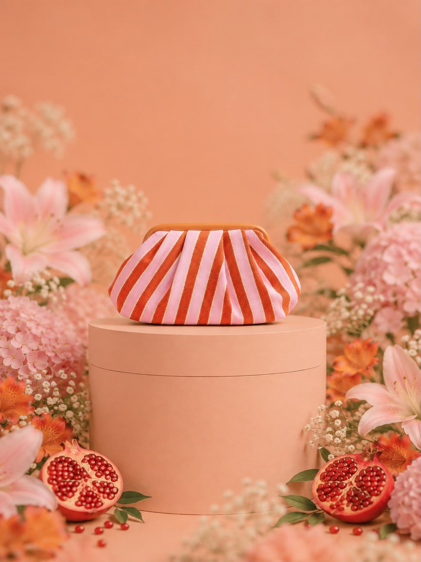 Stripe Pop Jacquard Cloud Bag