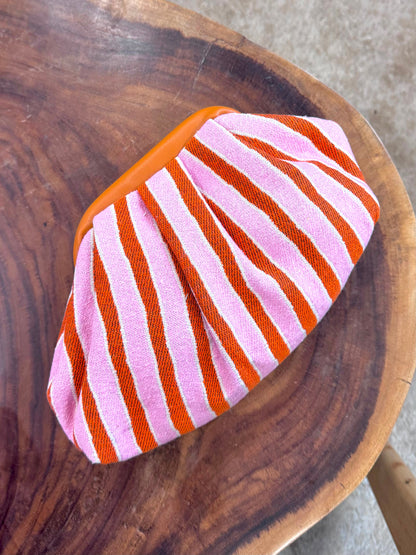 Stripe Pop Jacquard Cloud Bag