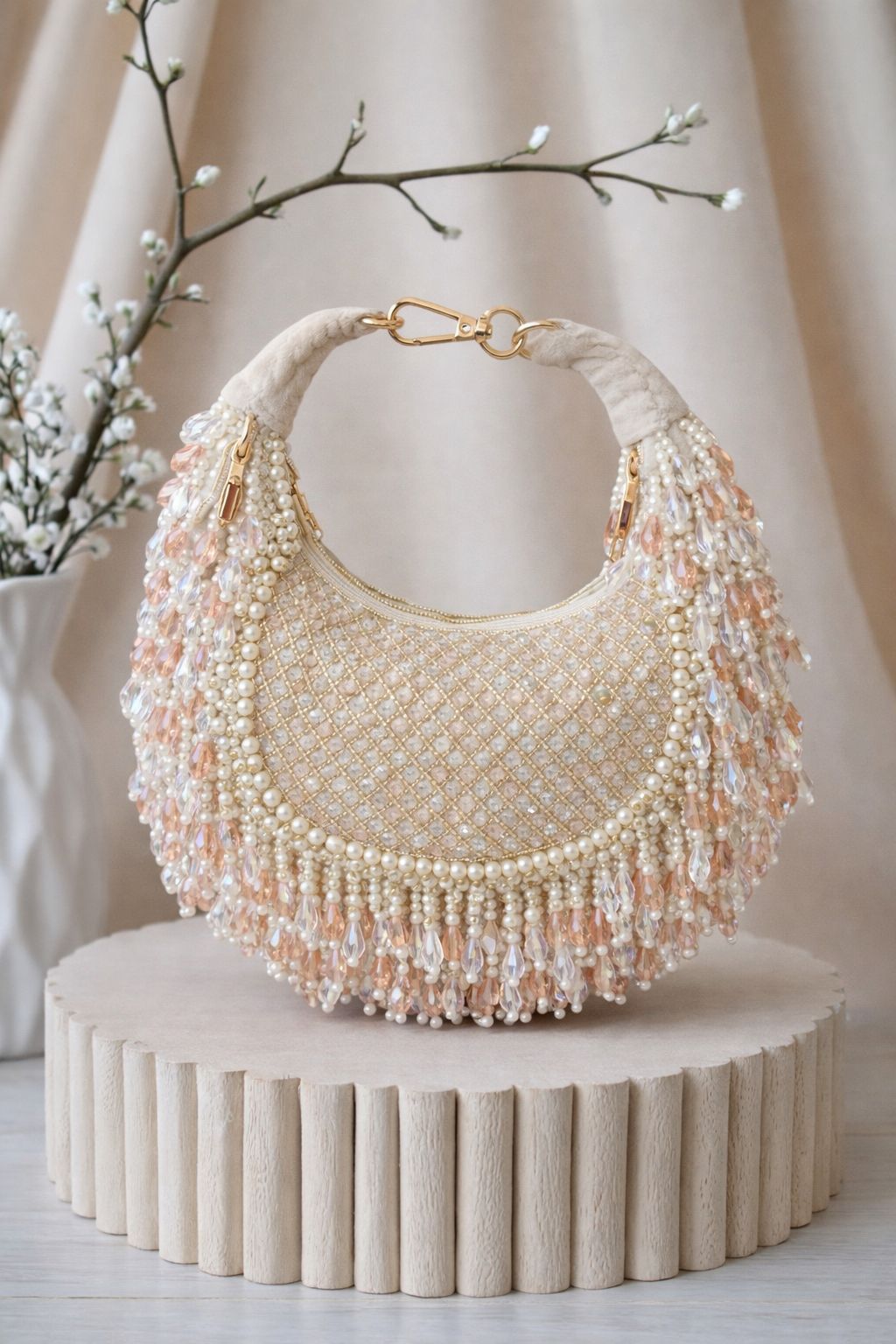 Pearl Cascade Clutch