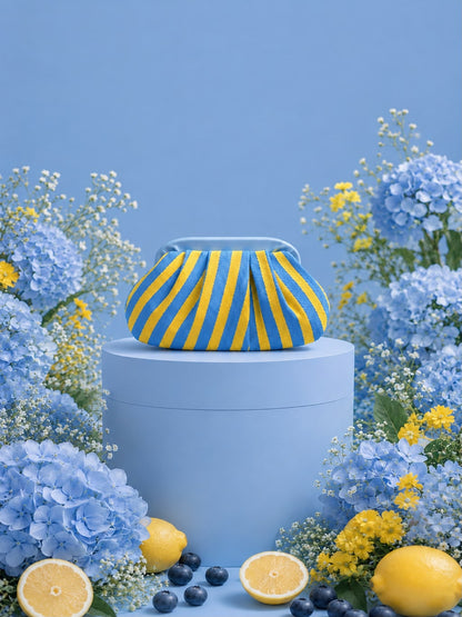 Stripe Pop Jacquard Cloud Bag