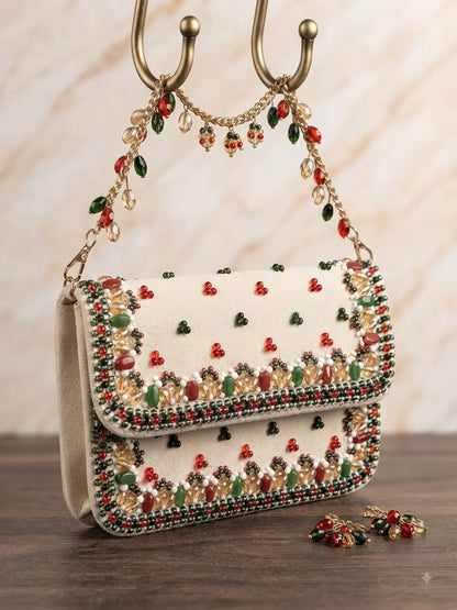 Gulnaar Beaded Sling Bag